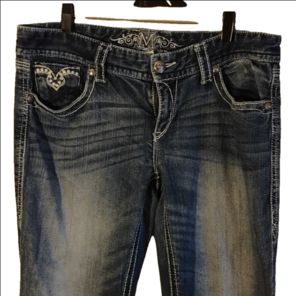 Maurices big stitch flare jeans. Size 13/14.. Great for and style for School. - Picture 2 of 14